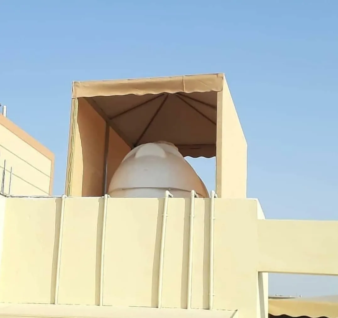 مظلات خزانات مظلات سخانات مظلات مكيفات مظلات السطح في حي لبن