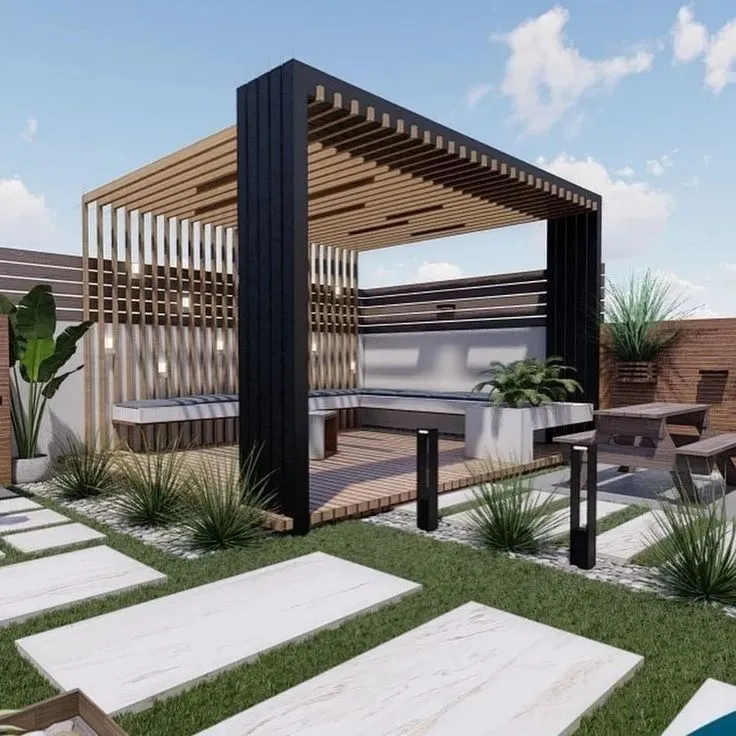 برجولات حدائق في الرياض جودة عالية وتصميم حديث