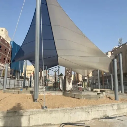 تركيب مظلات شد إنشائي حي الدرعية بالرياض بأشكالها ووميزاتها