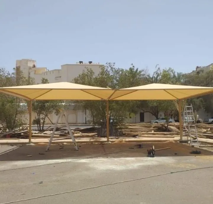 تركيب مظلات بوثلين حي الصحافة بالرياض 