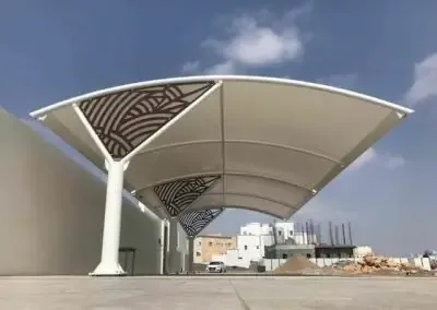 تركيب مظلات بوثلين حي الصحافة بالرياض 