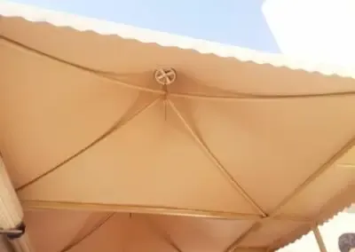 تركيب مظلات بوثلين حي الصحافة بالرياض 