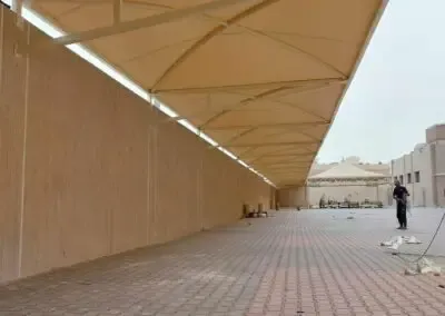 تركيب مظلات بوثلين حي الصحافة بالرياض 