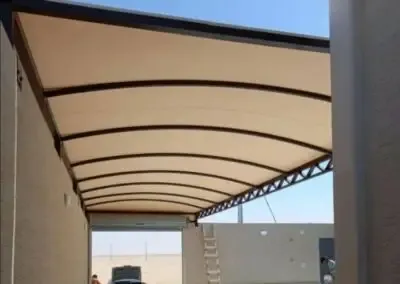 تركيب مظلات بوثلين حي الصحافة بالرياض 