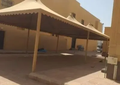 تركيب مظلات بوثلين حي الصحافة بالرياض 