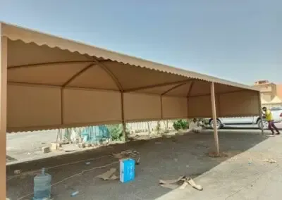 تركيب مظلات بوثلين حي الصحافة بالرياض 