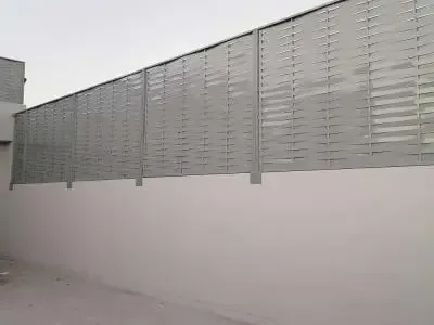 سواتر حديد | سواتر شرائح حديدحي العليا بالرياض 