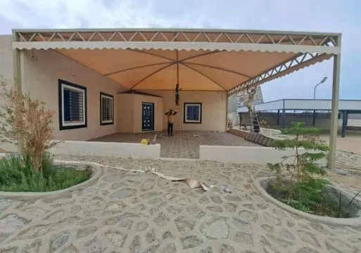 مظلات رخيصة في حي العارض بالرياض 