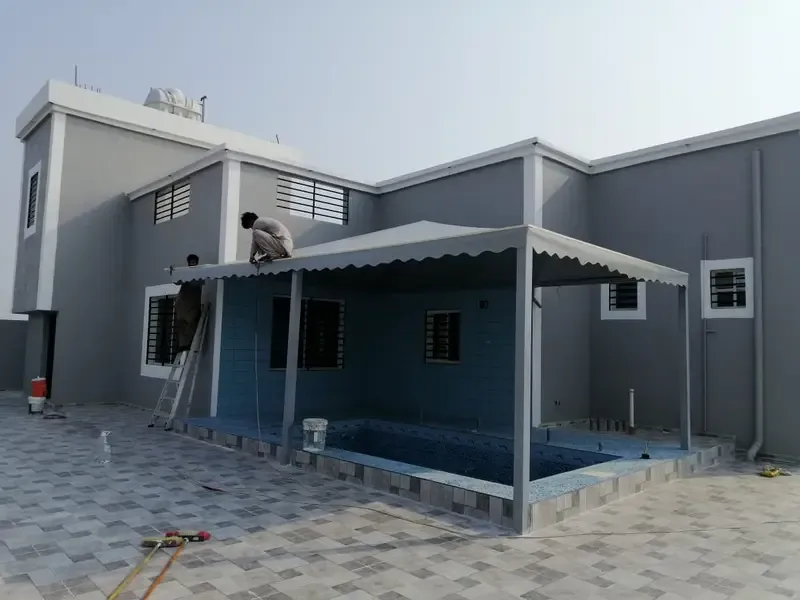 مظلات رخيصة في حي العارض بالرياض 
