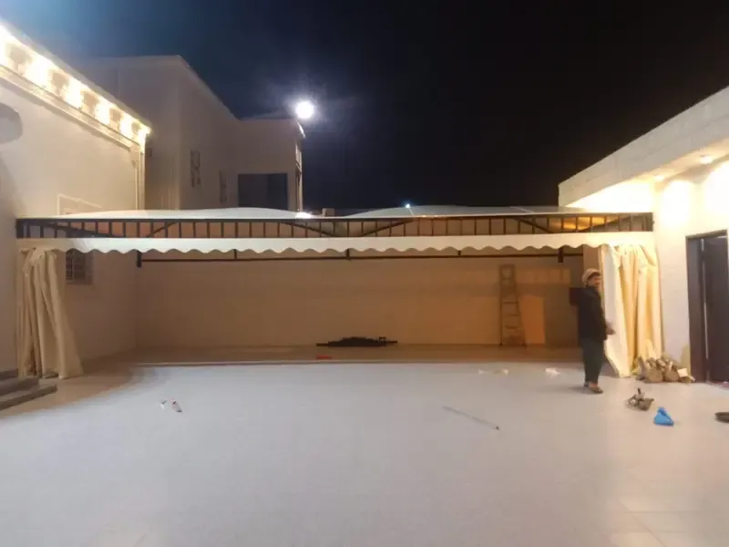 مظلات رخيصة في حي العارض بالرياض 