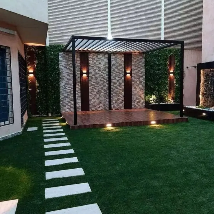 تنسيق الحدائق وتركيب عشب صناعي حي النرجس والياسمين