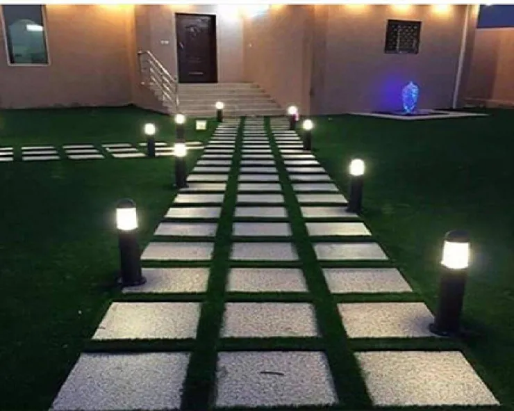 تنسيق الحدائق وتركيب عشب صناعي حي النرجس والياسمين