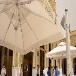 مظلات خارجية مريحة للمشاريع والمساجدفي شمال الرياض 