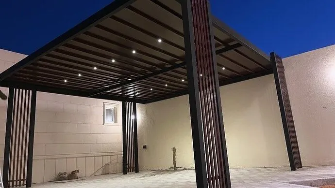 تجديدوتركيب مظلات في حي المزاحمية بالرياض 