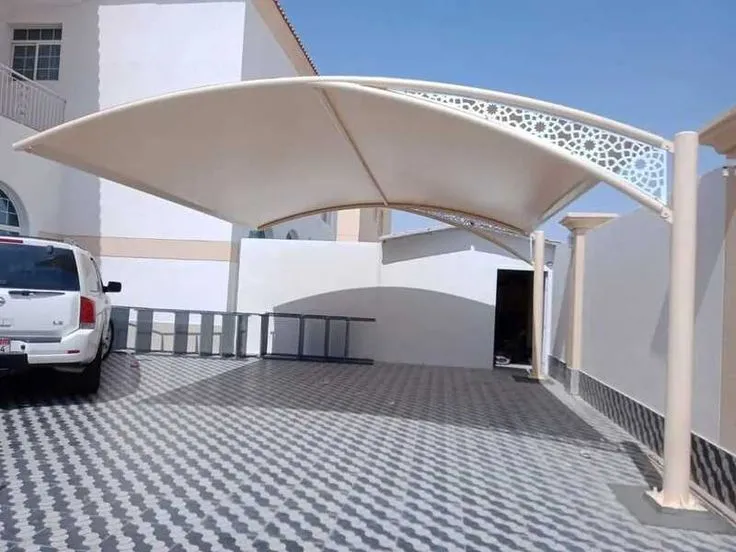 اشكال مظلات سيارات حي العماريه