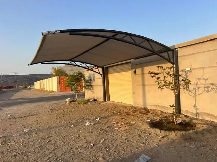 اشكال مظلات سيارات حي العماريه