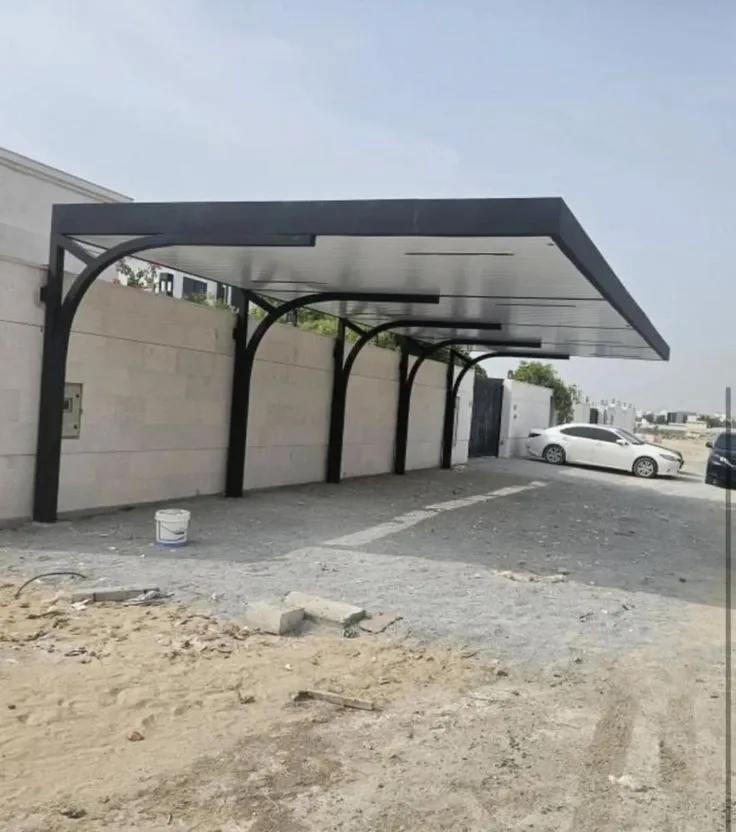 اشكال مظلات سيارات حي العماريه