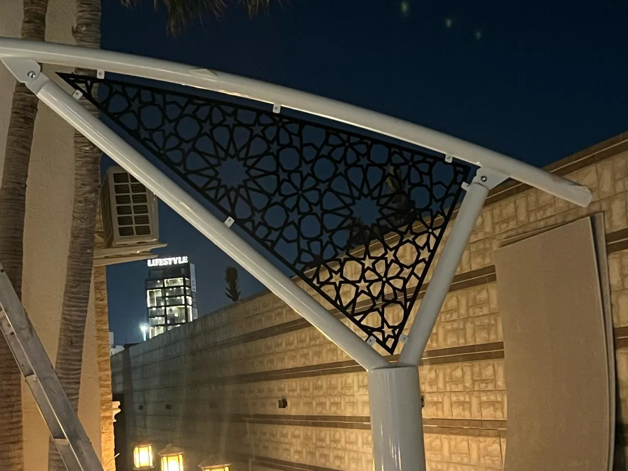 اشكال مظلات سيارات حي العماريه