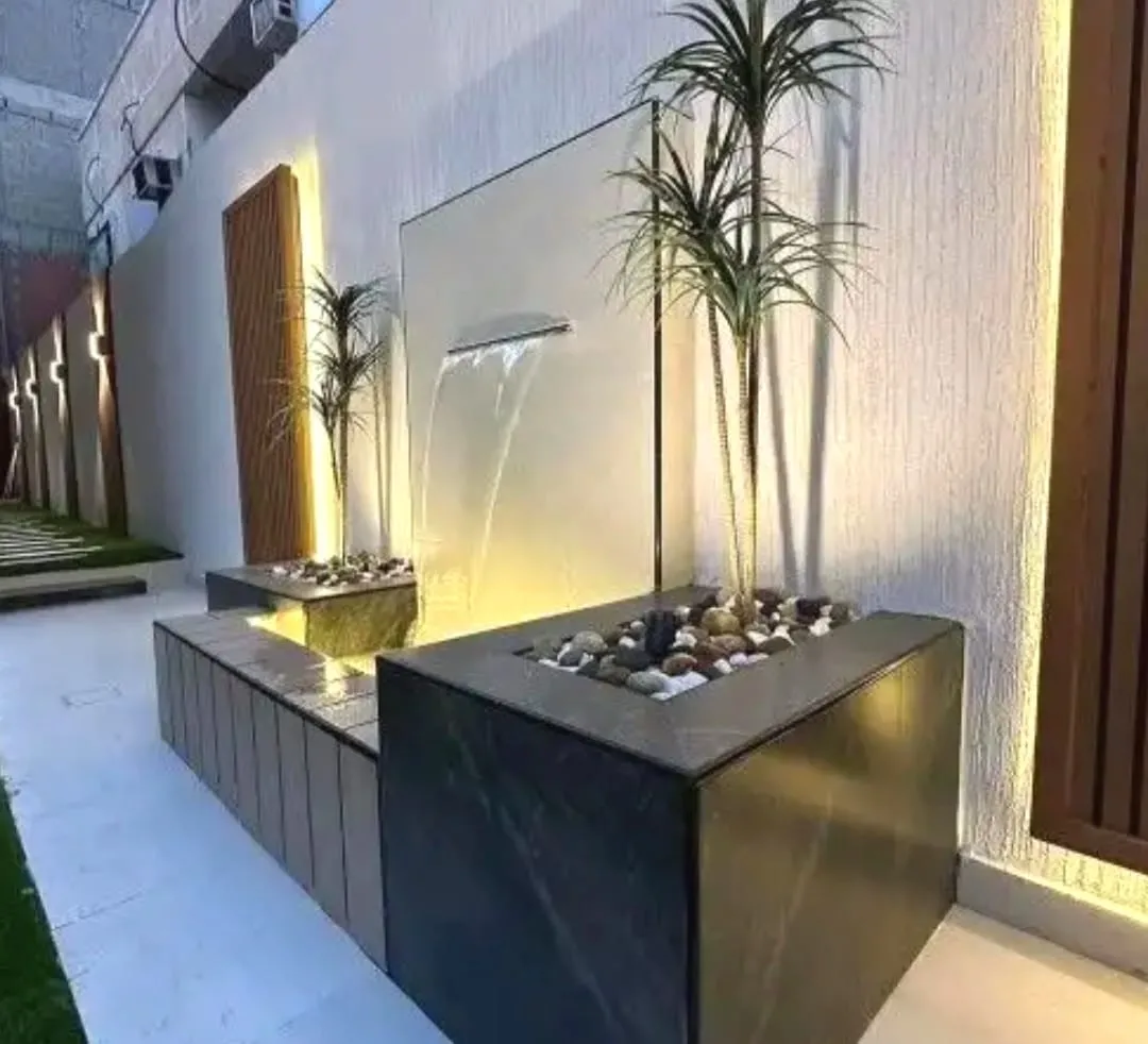 تصميم وتنسيق الحدائق وشلالات مائية في الرياض 