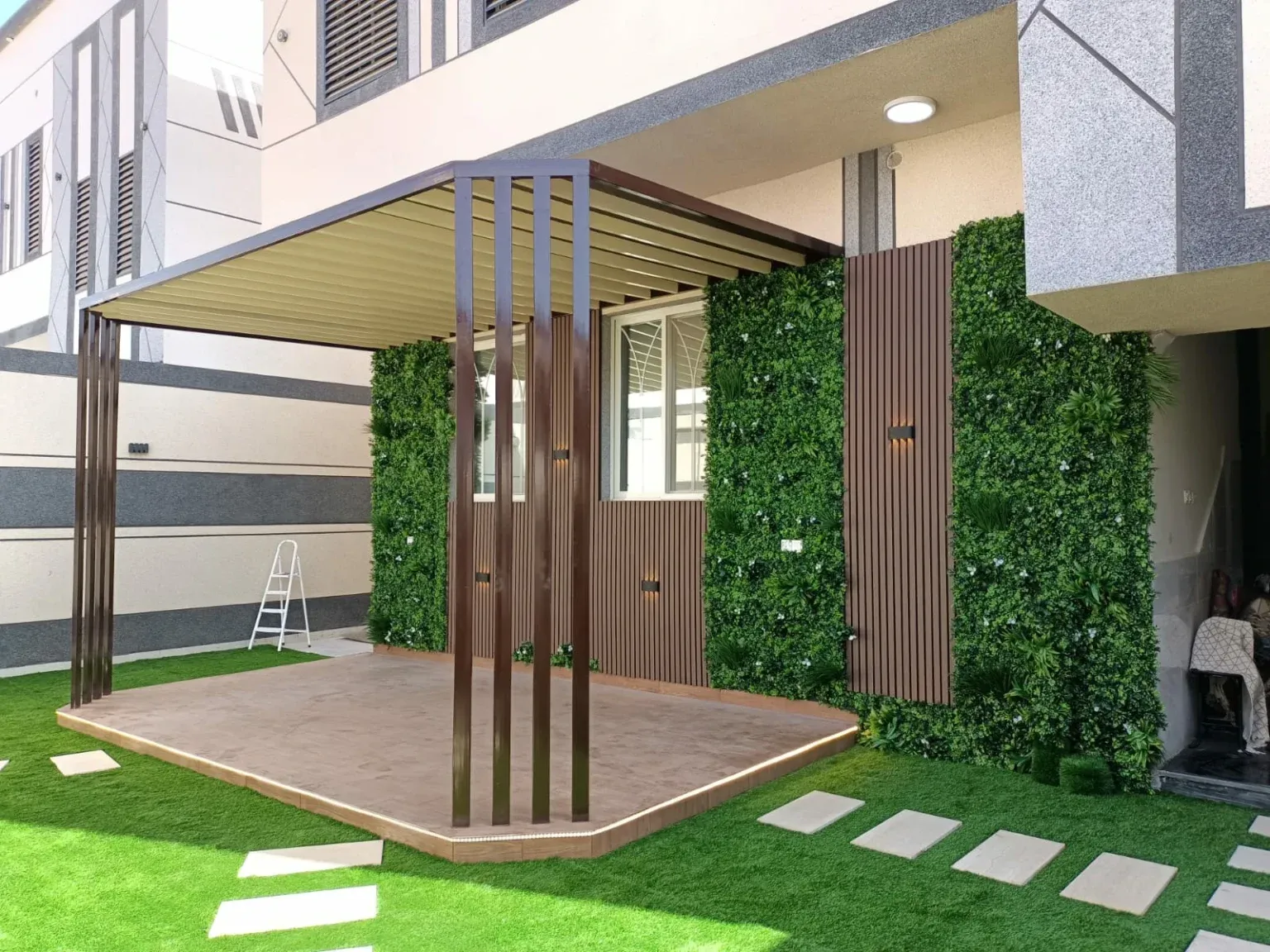 تصميم وتنسيق الحدائق وشلالات مائية في الرياض 