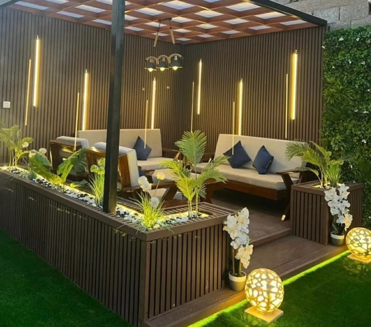 تصميم وتنسيق الحدائق وشلالات مائية في الرياض 