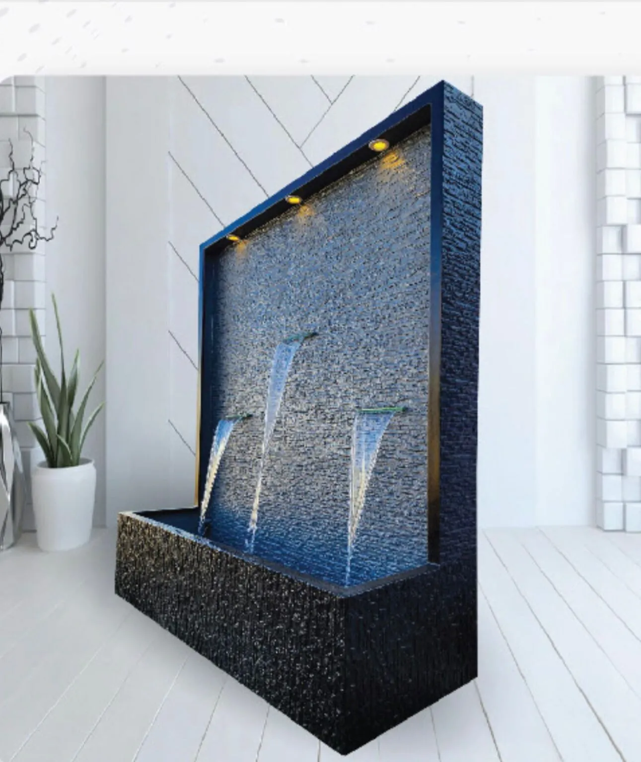 تصميم وتنسيق الحدائق وشلالات مائية في الرياض 