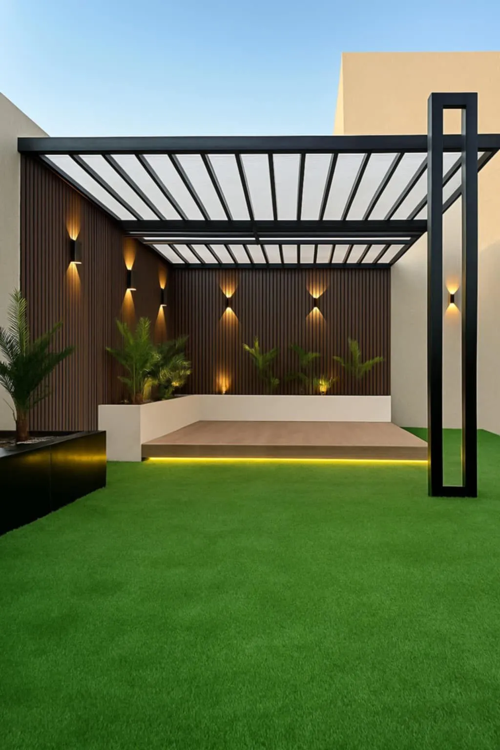 تصميم وتنسيق الحدائق وشلالات مائية في الرياض 