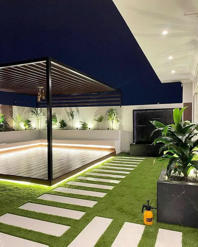 تصميم وتنسيق الحدائق وشلالات مائية في الرياض 