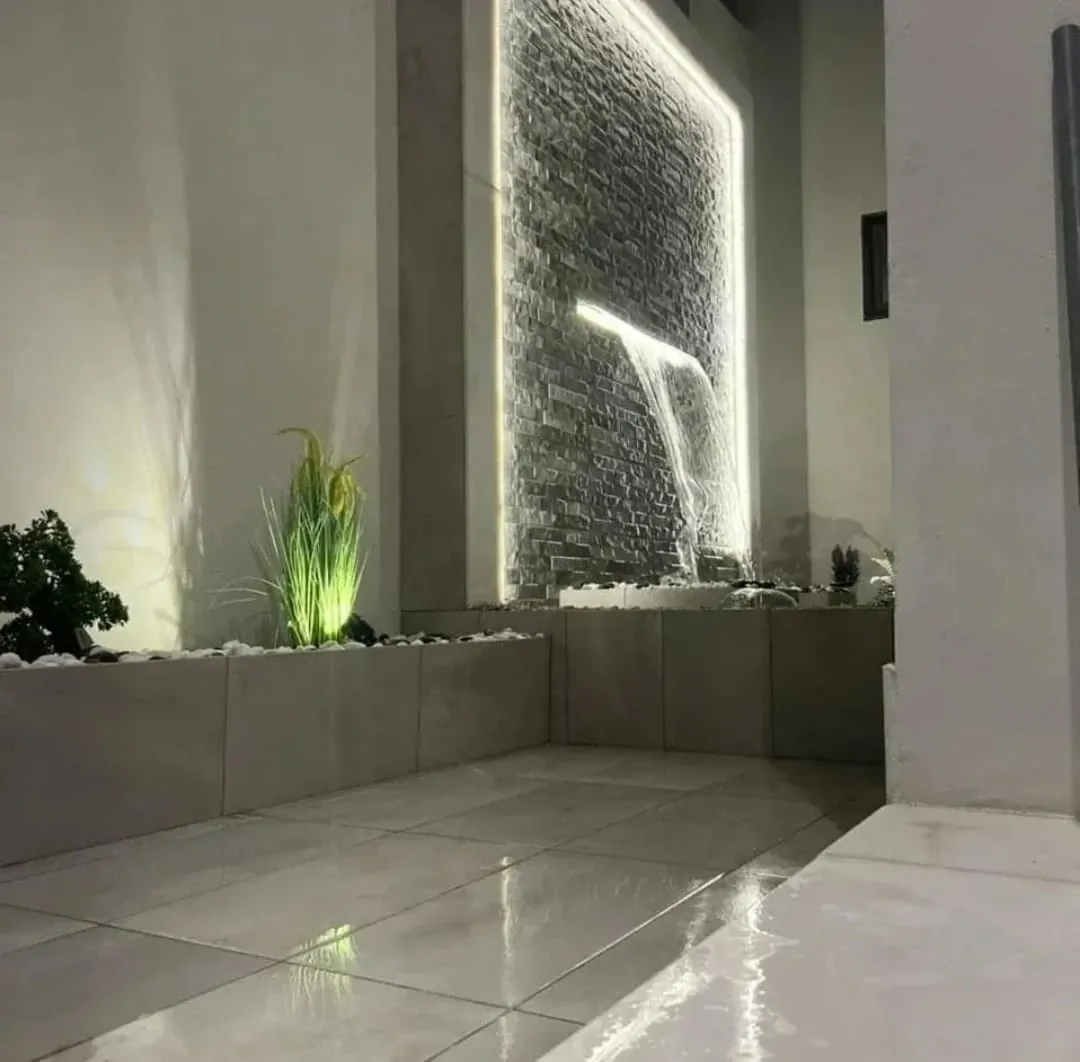 تصميم وتنسيق الحدائق وشلالات مائية في الرياض 