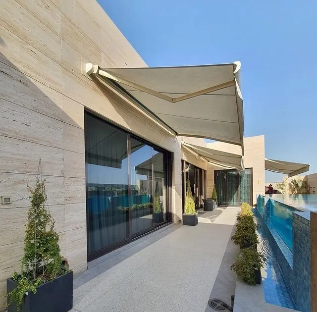 تركيب مظلات متحركة بأسعار مناسبة في الرياض 