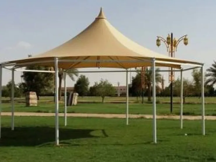 افضل تركيب مظلات هرمية حديثة لعام 2026بالرياض