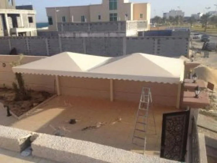 افضل تركيب مظلات هرمية حديثة لعام 2026بالرياض