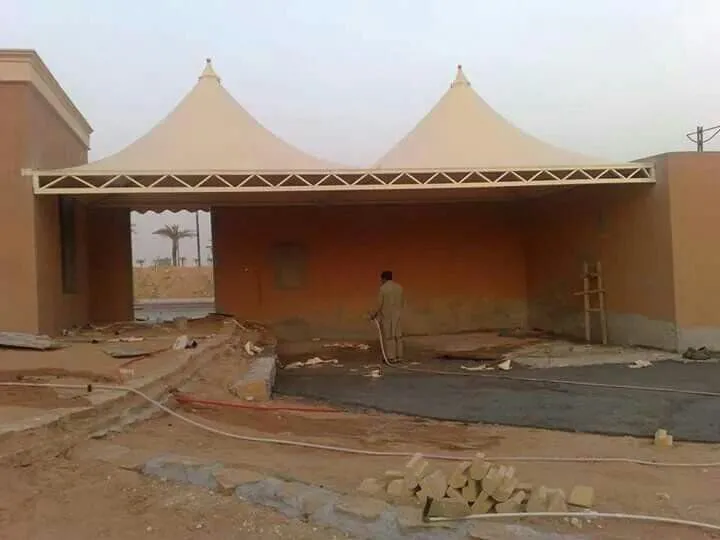 افضل تركيب مظلات هرمية حديثة لعام 2026بالرياض