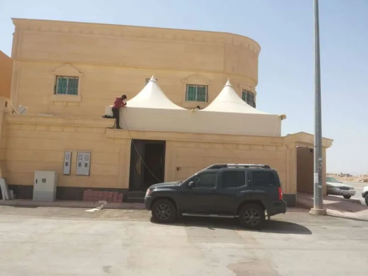 افضل تركيب مظلات هرمية حديثة لعام 2026بالرياض