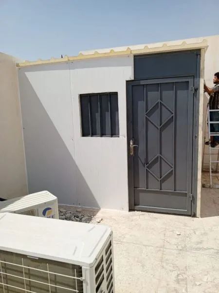 تصميم ملحق خارجي صغير في حي العارض بالرياض 