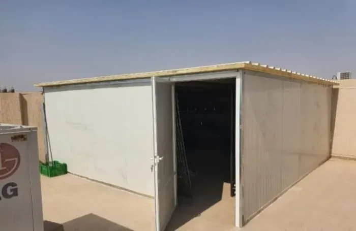 تصميم ملحق خارجي صغير في حي العارض بالرياض 