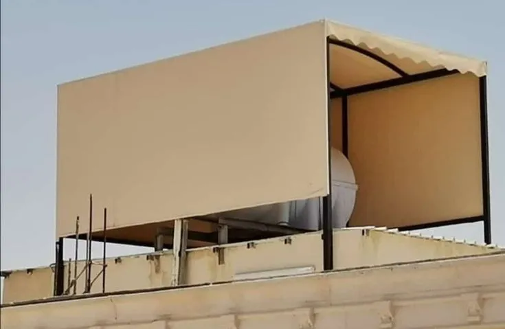 مظلات سحب يدوي ومظلات خزانات بالرياض :حلول تظليل عملية 