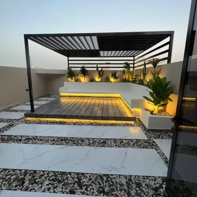 محداد مظلات جلسات خارجية وبرجولات في دار البيضاء بالرياض