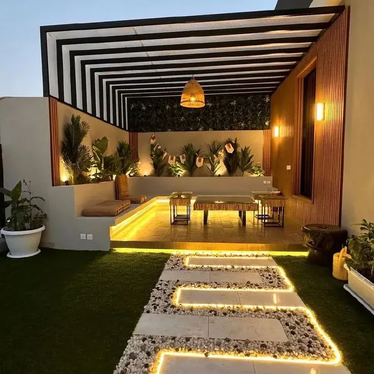 برجولات ديكور للمداخل في الرياض – تضيف ظلال أنيقة وبصمة فنية