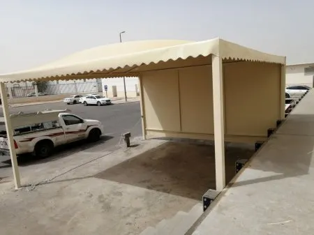 تركيب مظلات حي الملقا: الحل الأمثل لحماية المساحات المفتوحة