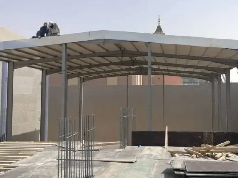 أسعار الهناجر والمستودعات الحديدية وسندوتش بانل حي الخليج 