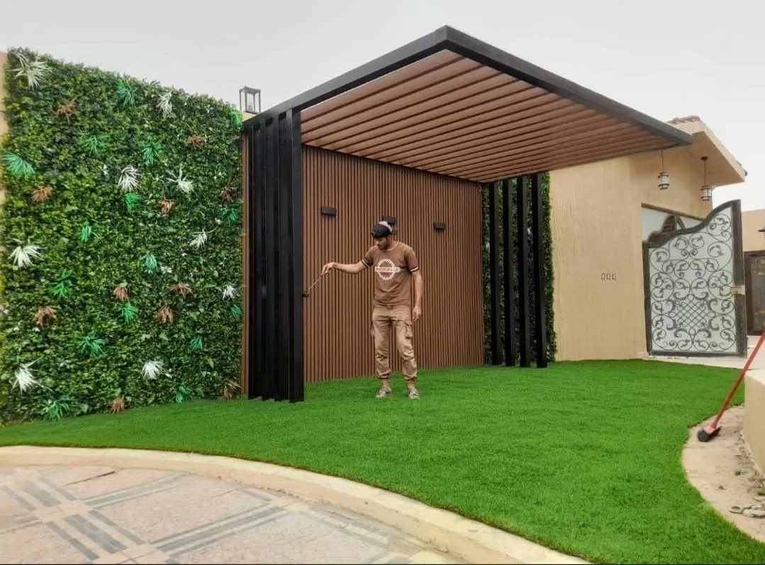 جلسات شتويه وبرجولات واحواض كلاسيكيه في حي العواد وسط الرياض