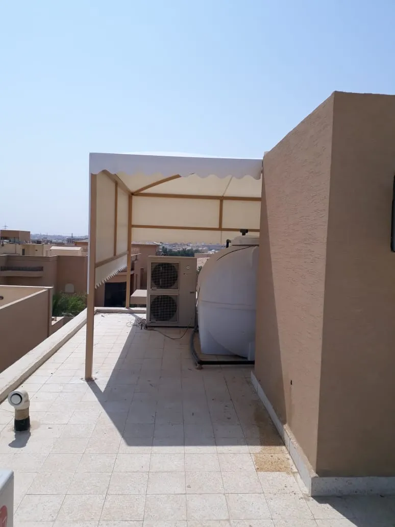 مظلات خزانات مظلات سخانات مظلات مكيفات مظلات السطح في حي لبن