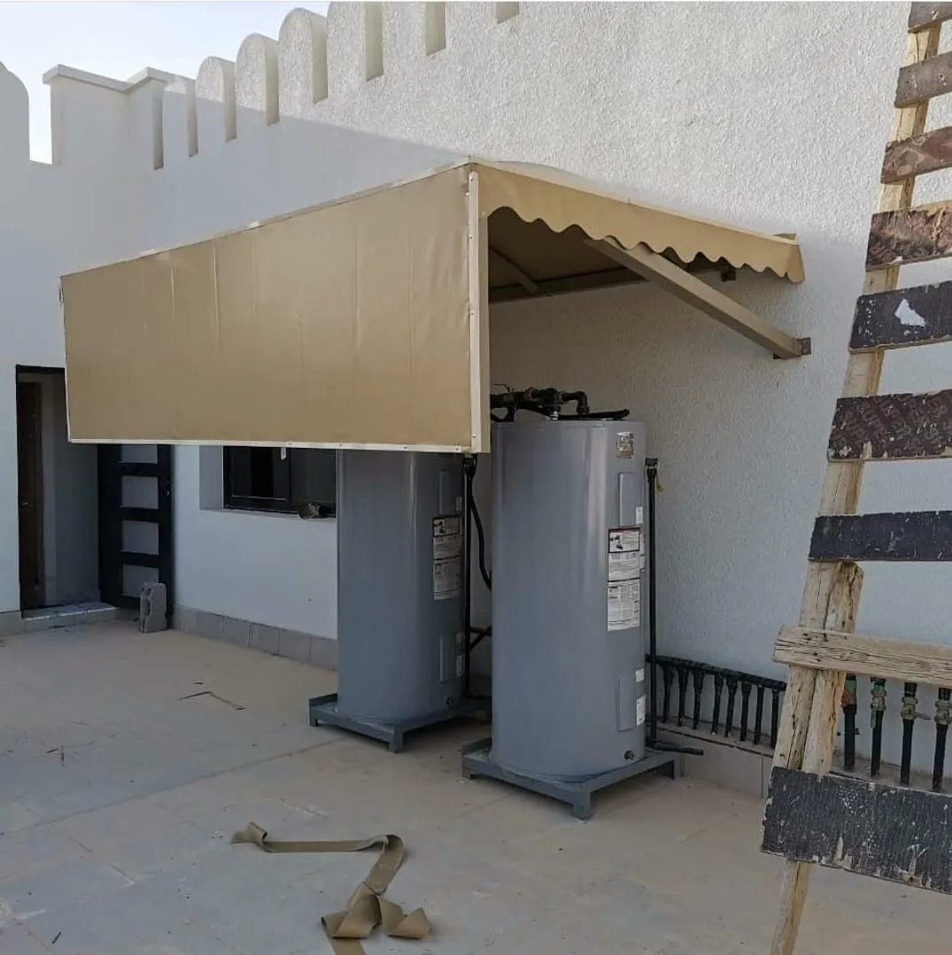 مظلات خزانات مظلات سخانات مظلات مكيفات مظلات السطح في حي لبن