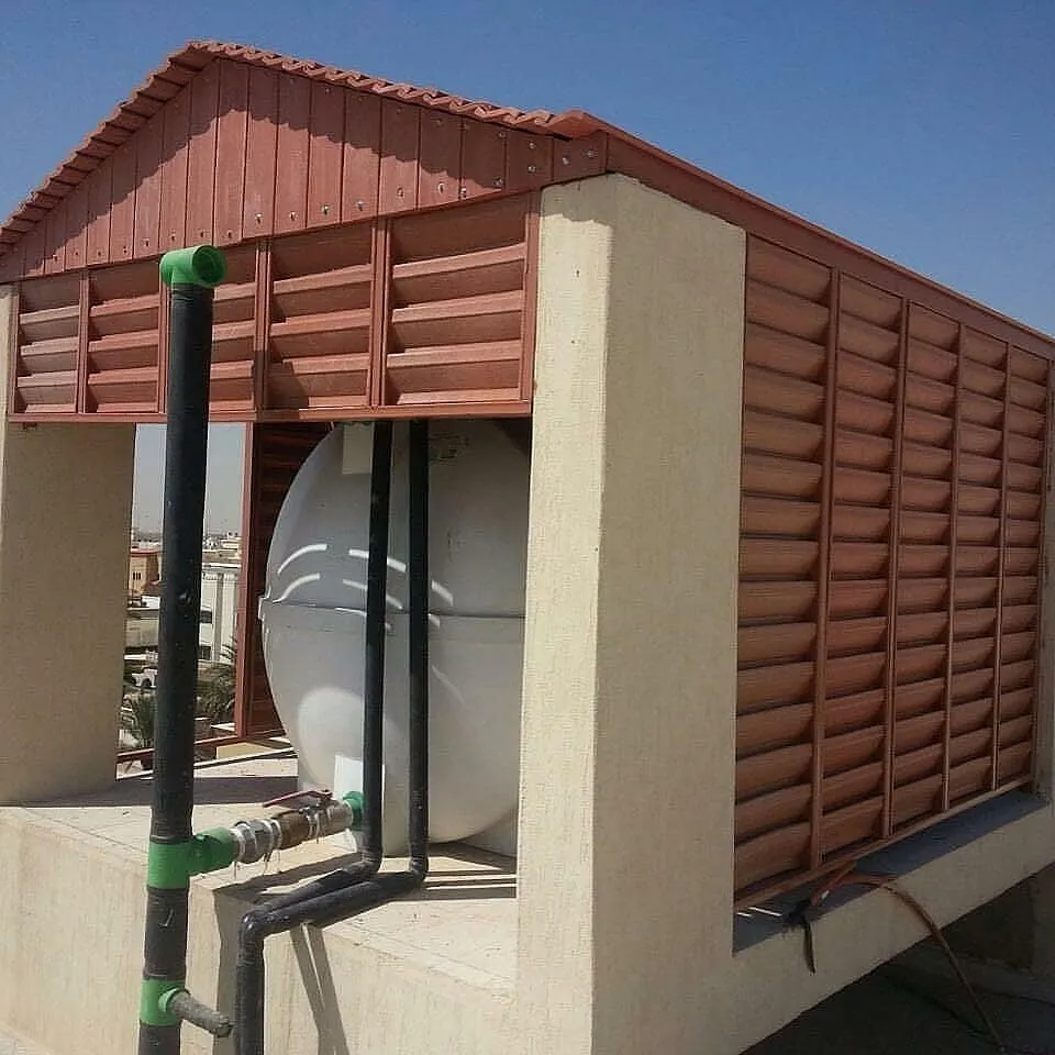 مظلات خزانات مظلات سخانات مظلات مكيفات مظلات السطح في حي لبن