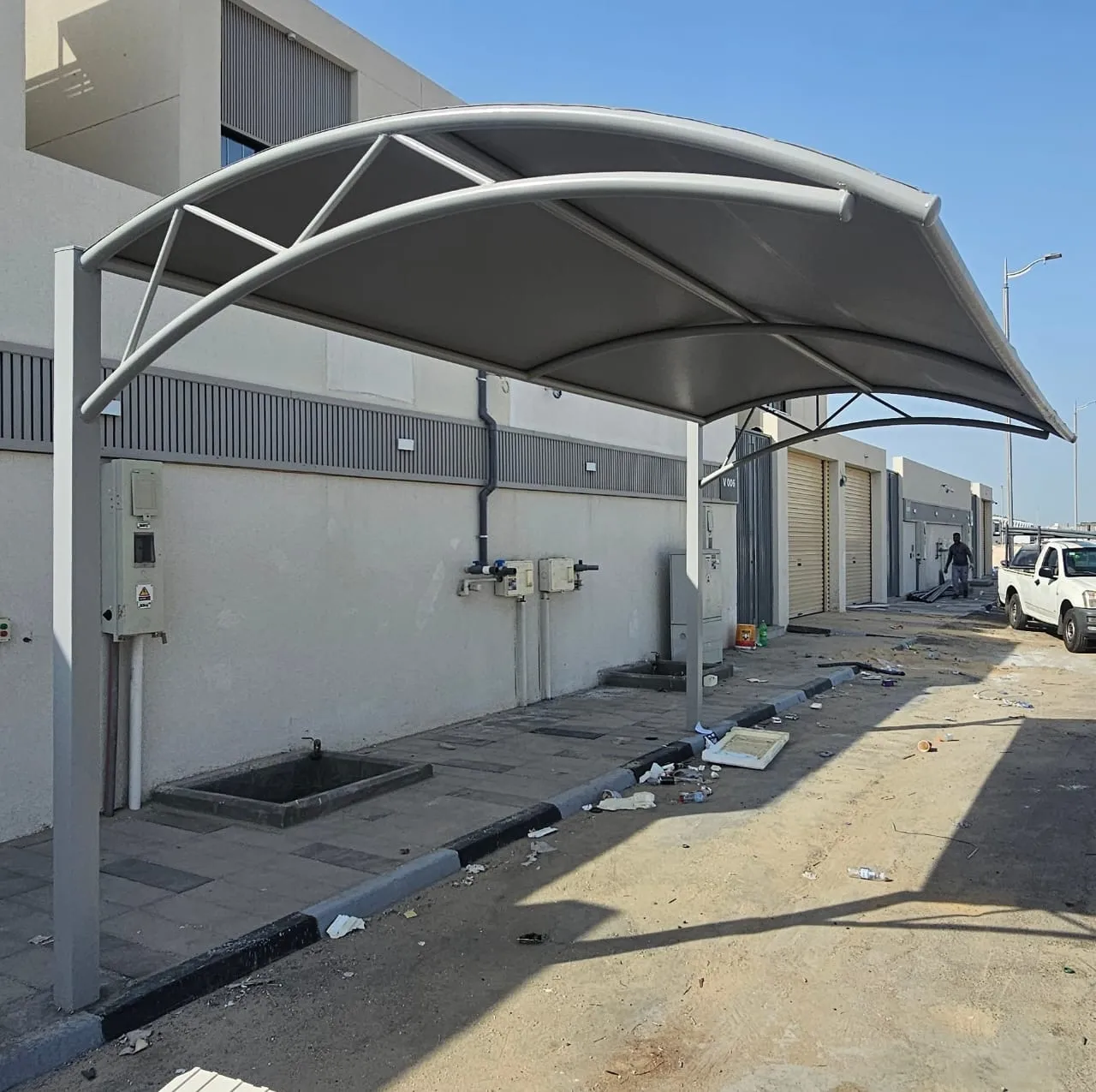 مظلات سيارات مظلات حدائق مظلات ممرات مظلات كابولي حي النرجس 