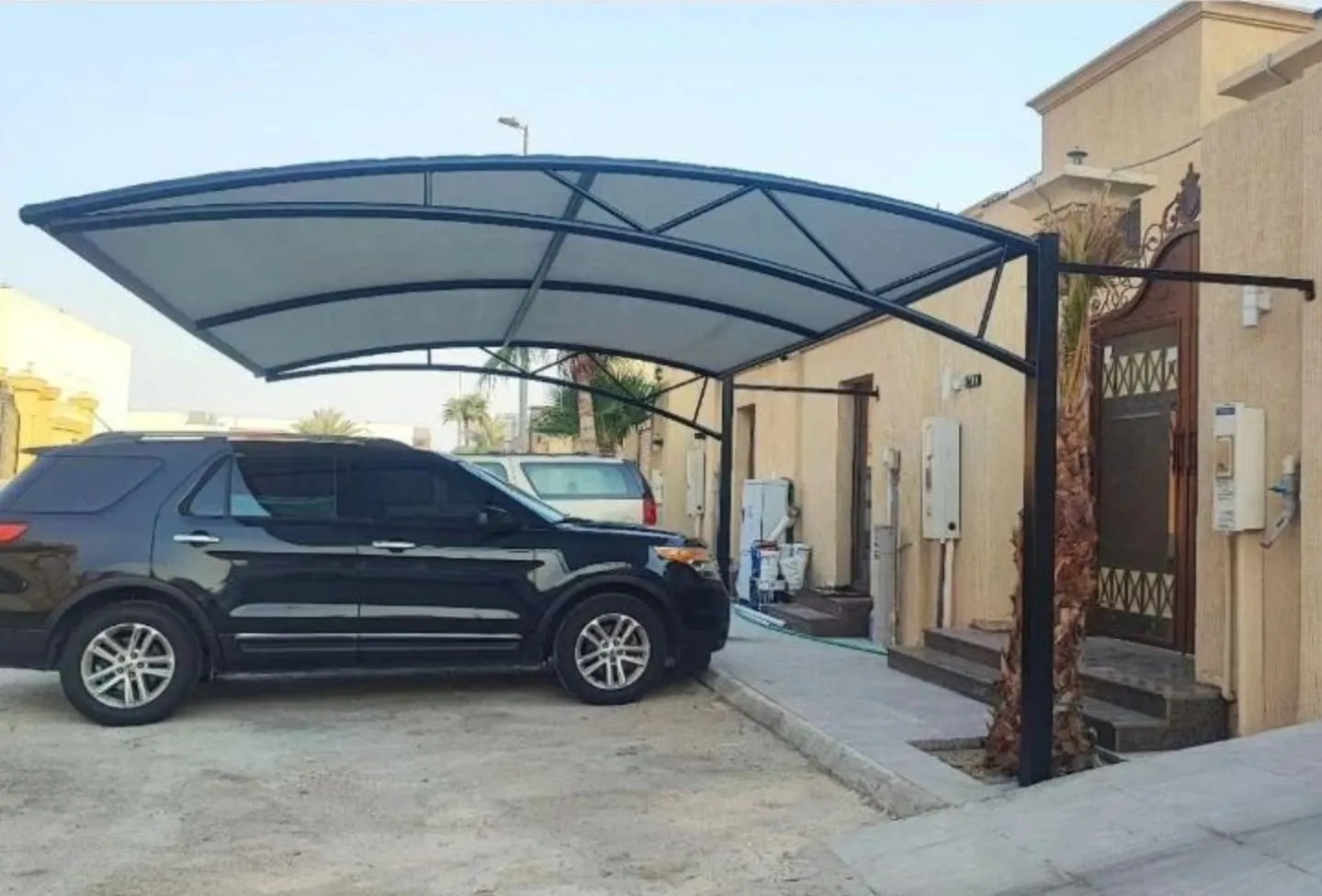 مظلات سيارات مظلات حدائق مظلات ممرات مظلات كابولي حي النرجس 