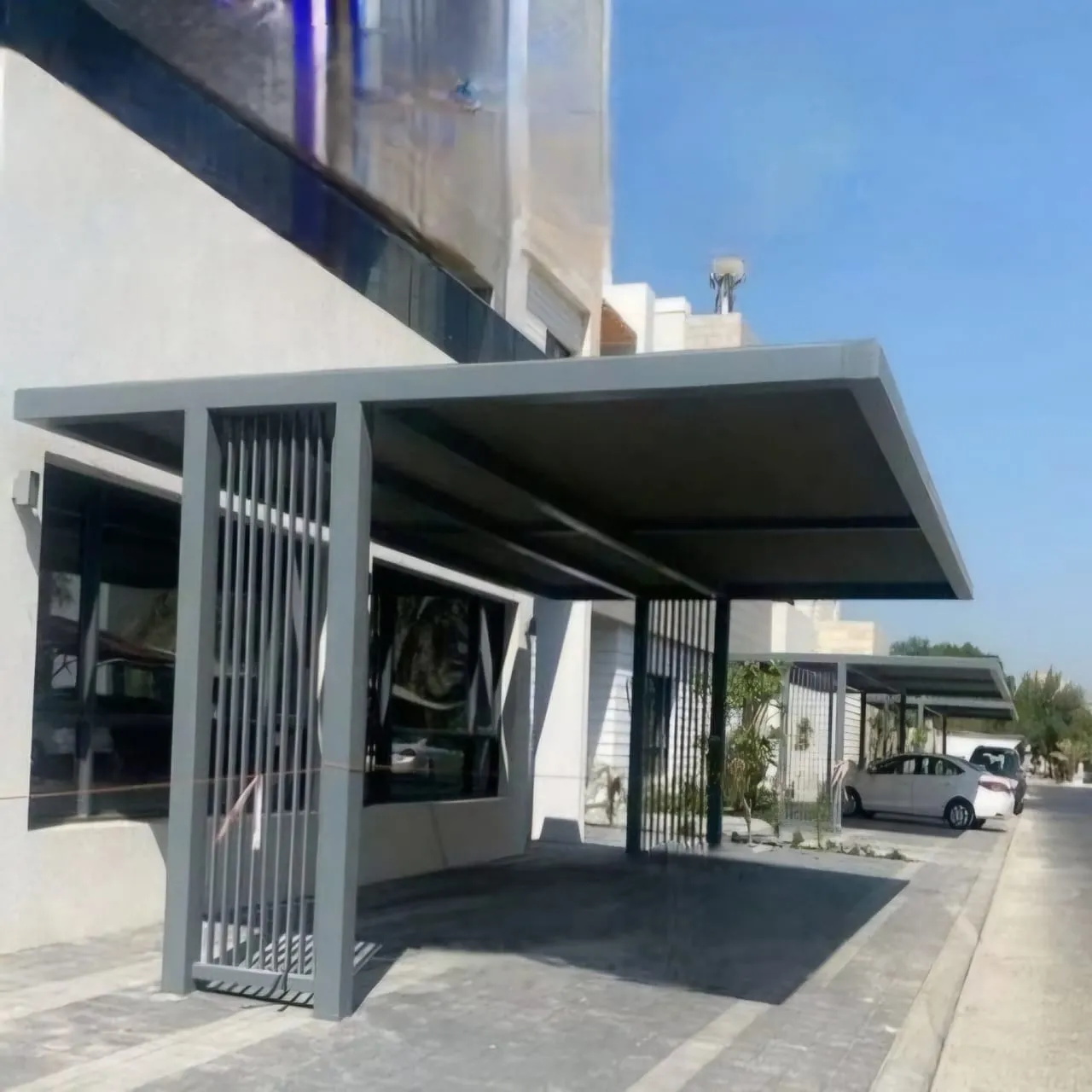 مظلات سيارات مظلات حدائق مظلات ممرات مظلات كابولي حي النرجس 