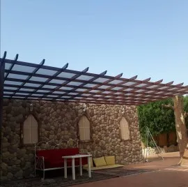 اقرب محل حداده تركيب المظلات وسواتر في حي النخيل والملز