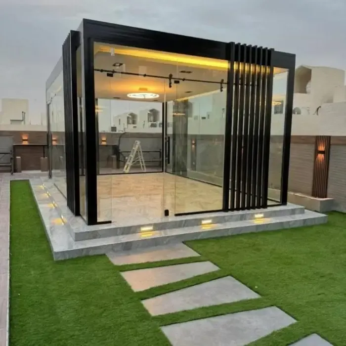 مقاول بناء مجالس زجاجية أنيقة وبسيطة بأقل تكلفة حي النسيم
